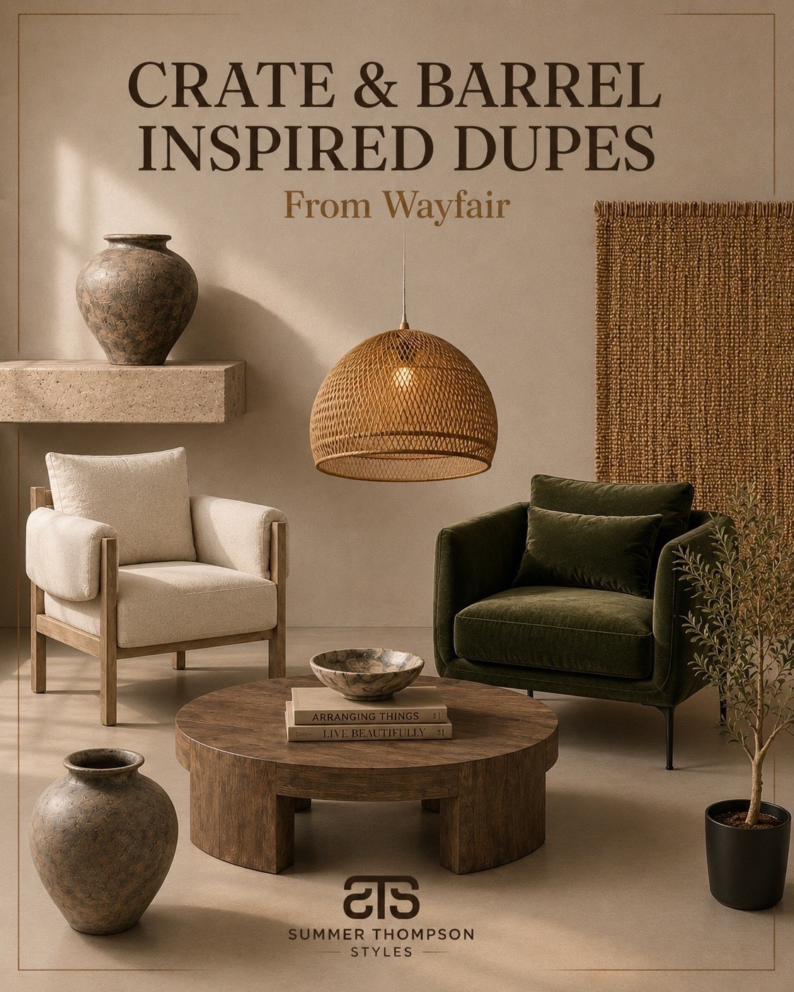 Crate and Barrel vibes without the Crate and Barrel bill, yes please! 😍🙌 Wayfair is seriously out here delivering the most beautiful dupes for all the classic CB pieces we love. Same clean, sophisticated look for a fraction of the cost! 🏡✨


 #wayfair #wayfairfinds #crateandbarrel #crateandbarreldupe #homedecor #homeinspo #affordablehomedecor #designerdupes #luxurylookforless #moderndecor #elevatedhome #affordableluxury

Summerthompsonstyles

#LTKHome #LTKU #LTKdayinmylife