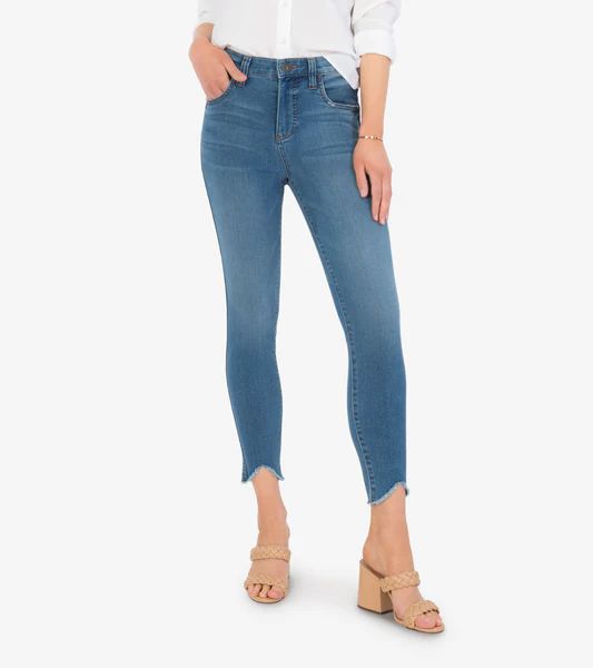 Connie High Rise Fab Ab Slim Fit Ankle Skinny (Factor Wash) | Kut From Kloth