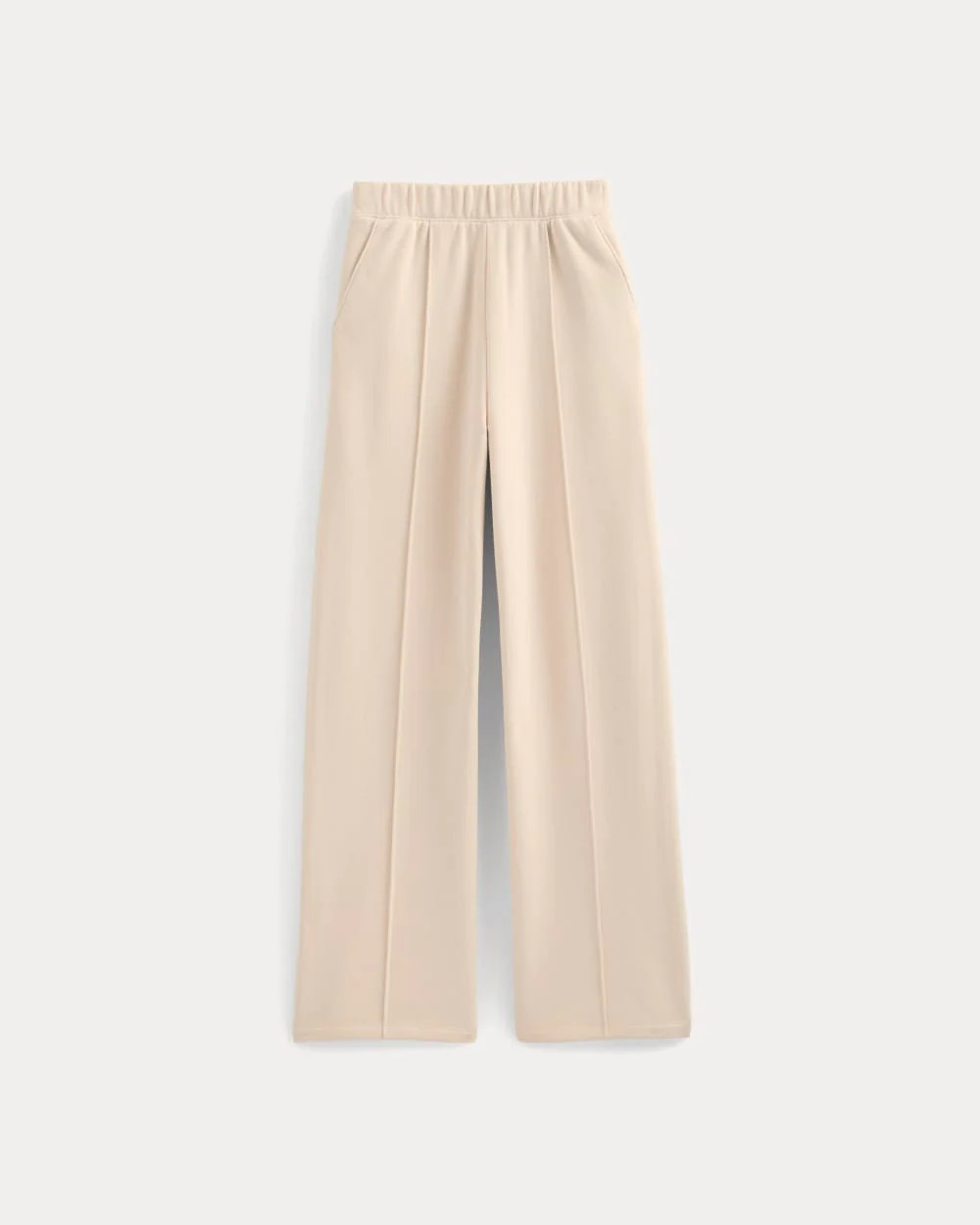 Lightweight Terry Pintuck Sweatpant | Parchment | Everlane