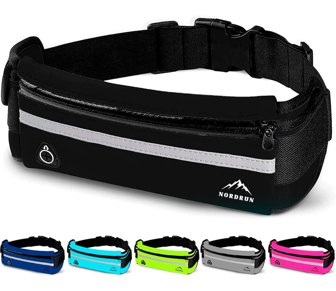 Nordrun Riñonera Running Ajustable e Impermeable Apta par Todos los Moviles | Riñonera Running ... | Amazon (ES)