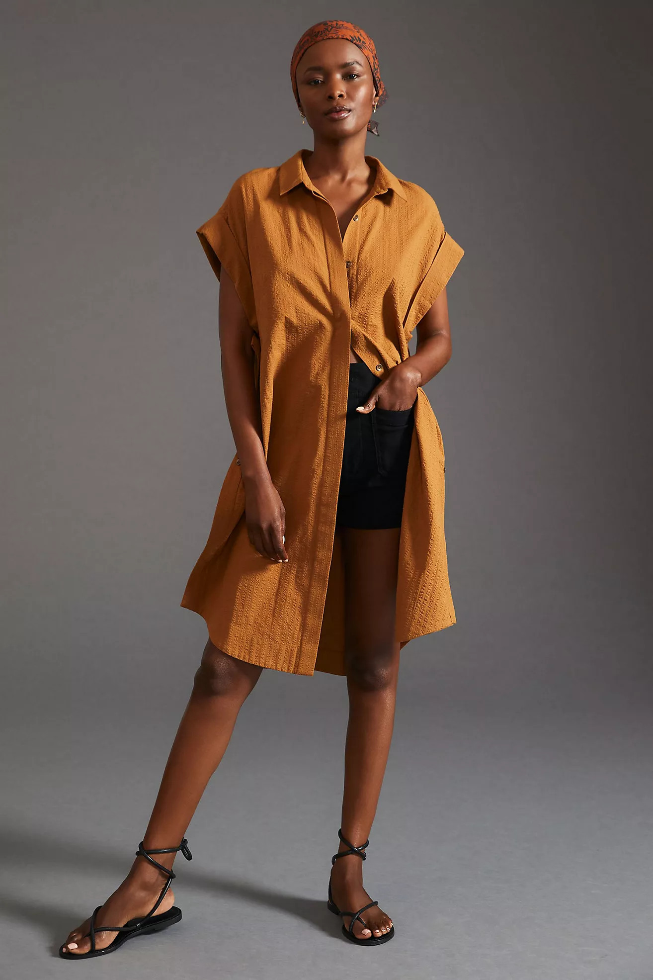 Maeve Side-Slit Relaxed Tunic | Anthropologie (US)