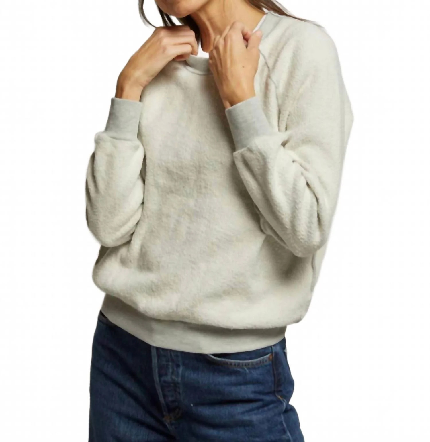 Ziggy Sweatshirt In Heather Grey | Shop Simon