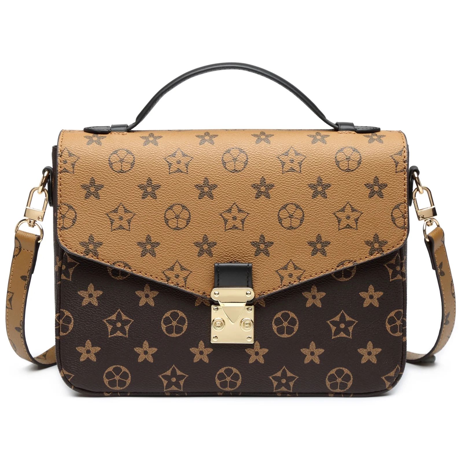 Mila Kate Women Crossbody Handbags Clutch Messenger Purse Adjustable Strap. (Two-Tone Color) - Wa... | Walmart (US)