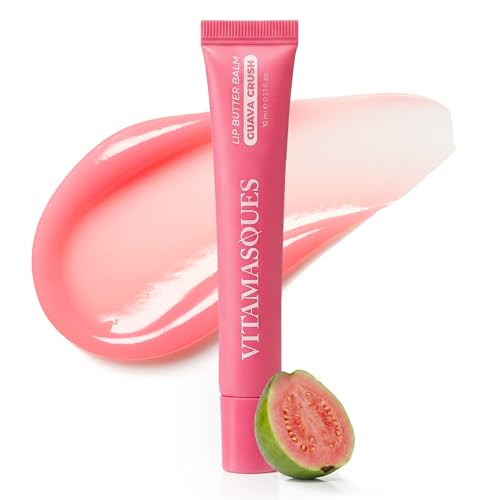 Vitamasques Lip Butter Balm - Guava Crush, Korean Lip Balm - Peptide Lip Treatment - Lips Balm Hydrating - Light Tinted Lips balm - Made in Korea - 0.33 fl.oz | Amazon (US)