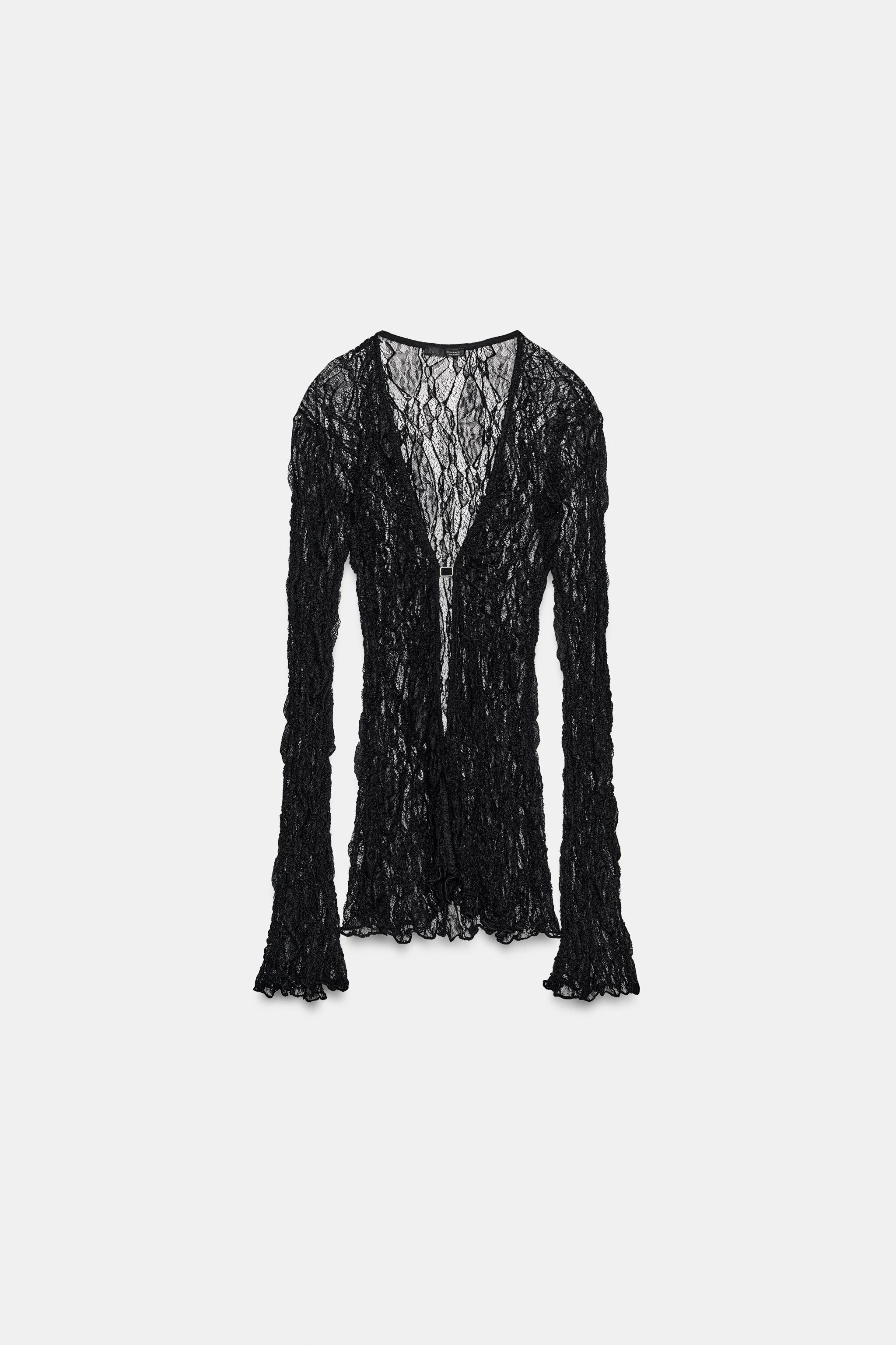 LACE BUCKLE TOP | Zara UK