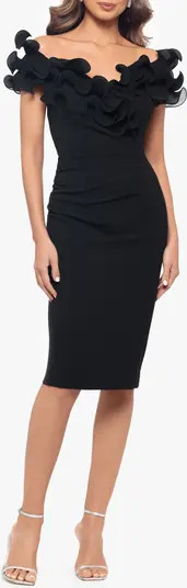 Wire Trim Off the Shoulder Sheath Dress | Nordstrom