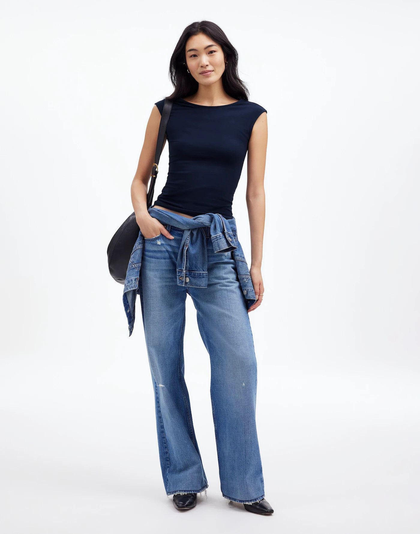 Scoopneck Cap-Sleeve Tee | Madewell | Madewell