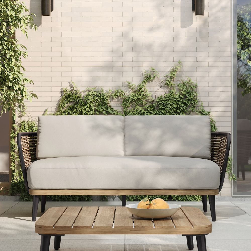 Oceanview Outdoor Loveseat (60") | West Elm (US)