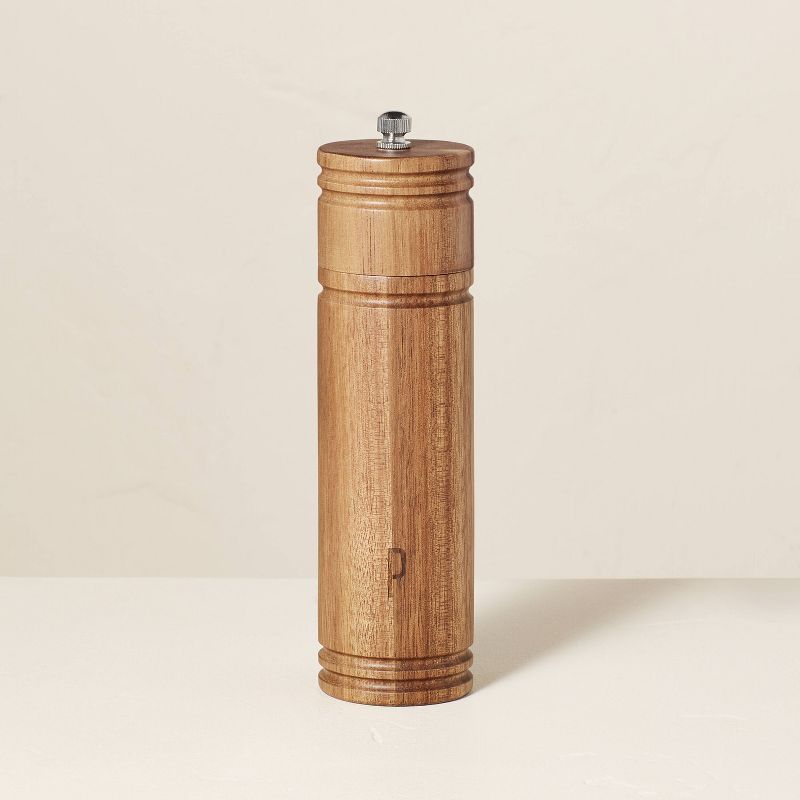 Wood Pepper Grinder 7.5&#34; Brown - Hearth &#38; Hand&#8482; with Magnolia | Target