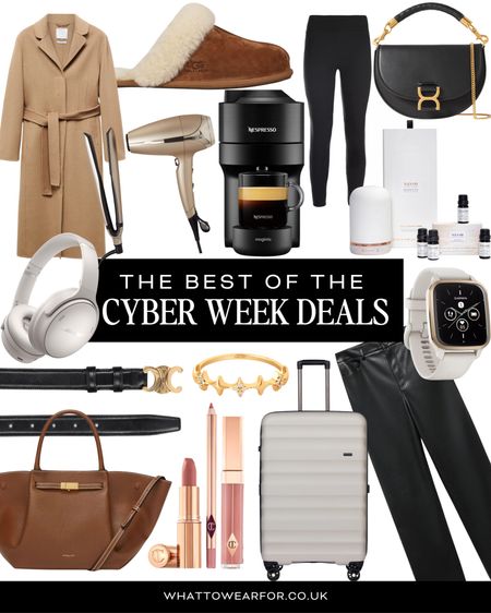 Our favourites of the cyber week deals today 🙌

Black Friday, demellier tote, belted camel coat, mango, GHD straighteners & hairdryer, Charlotte tilbury, nespresso, Chloe bag, neom, Garmin fitness watch, Ugg slippers, suitcase, Bose headphones, gifts for her 

#LTKCyberWeek #LTKCyberSaleUK #LTKGiftGuide