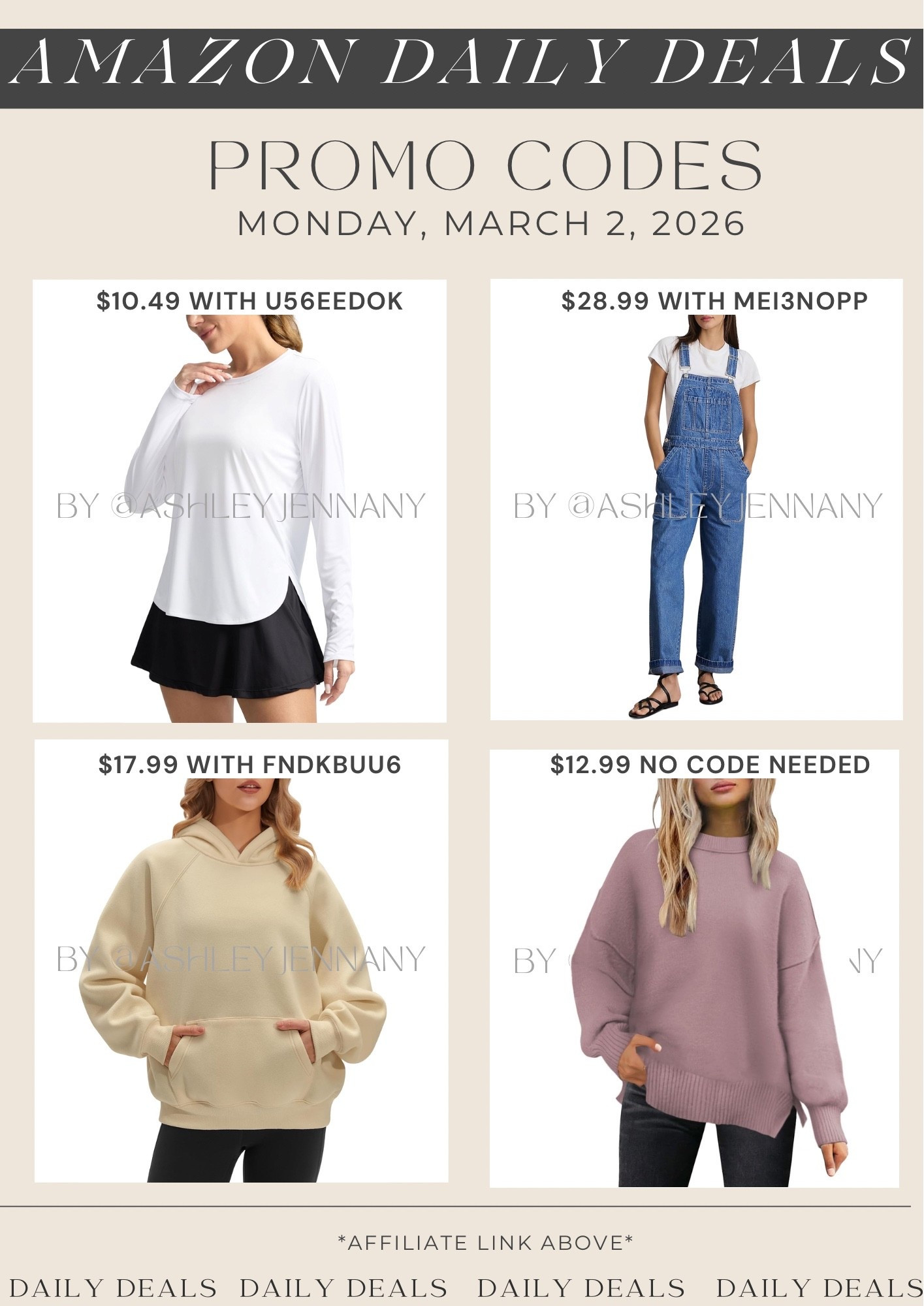 Amazon fashion deals on overalls, sweatshirts and sun shirt 

#LTKMidsize #LTKSaleAlert #LTKSeasonal