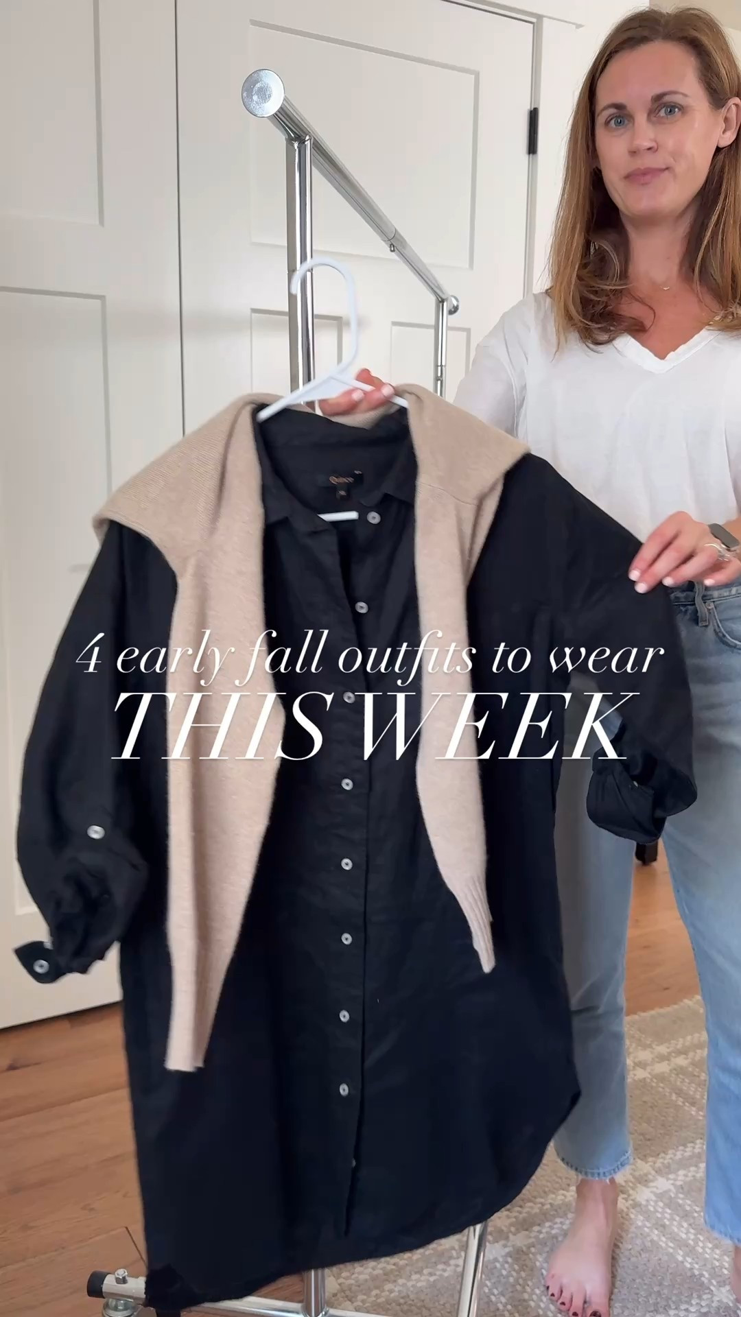 Linen dress size XS
Cashmere sweater size small
White top size XS
Jeans size 25
Chambray top size small
White jeans size 26
Linen pants size Xxs
Cashmere tee size XS 

#LTKSeasonal #LTKStyleTip #LTKOver40