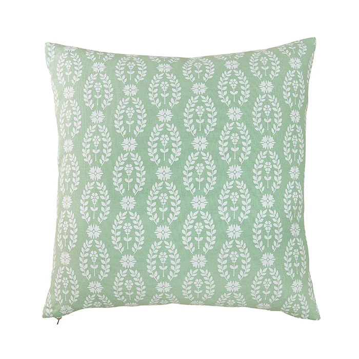 Laurel Floral Decorative Throw Pillow | Caitlin Wilson | Caitlin Wilson Design