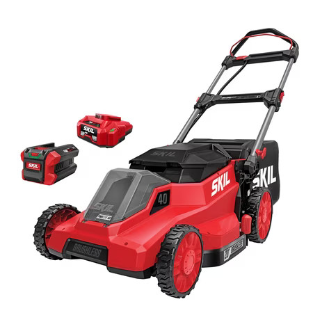 SKIL PWR CORE 40V Brushless 20-Inch Push Mower Kit with Smart Caddy, 7.5Ah Battery and 150W Charger, PM2010C-16 | Walmart (US)