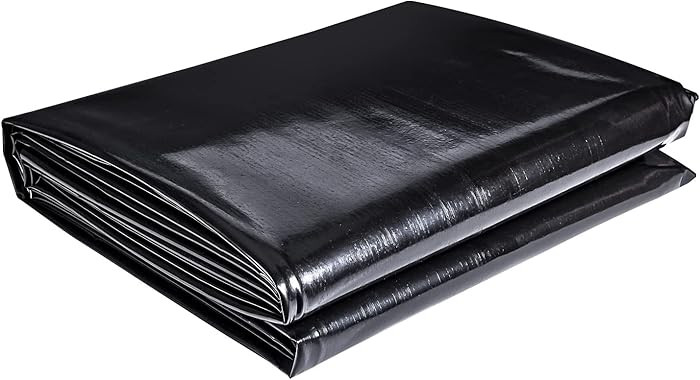 ToLanbbt Pond Liner 7 x 10 Ft, 20 Mil HDPE UV Resistant Preformed Pond Liner Easy Cutting, Underl... | Amazon (US)