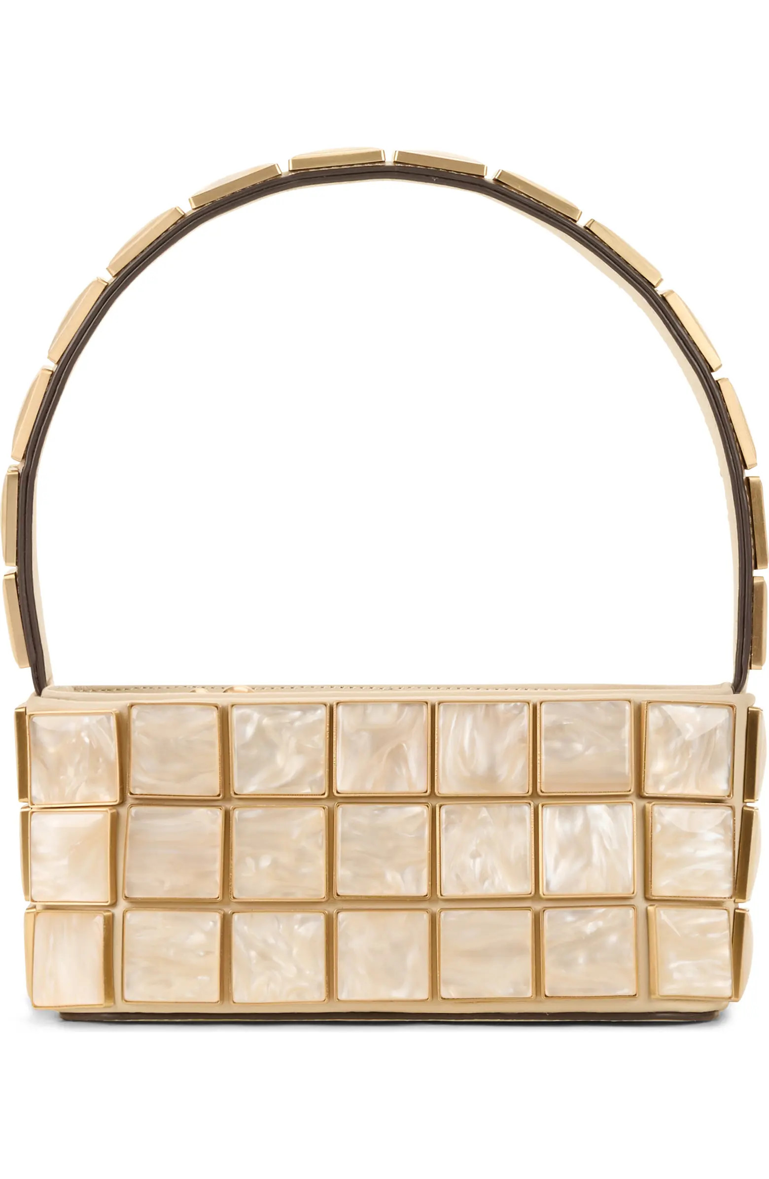 Cult Gaia Romy Acrylic & Leather Shoulder Bag | Nordstrom | Nordstrom