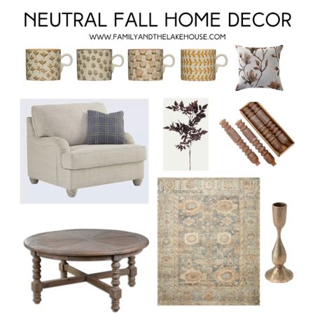 Neutral fall home decor for your living room!  So many pretty items!  #fallhomedecor #falllivingroom #neutralfall 

#LTKhome #LTKSeasonal
