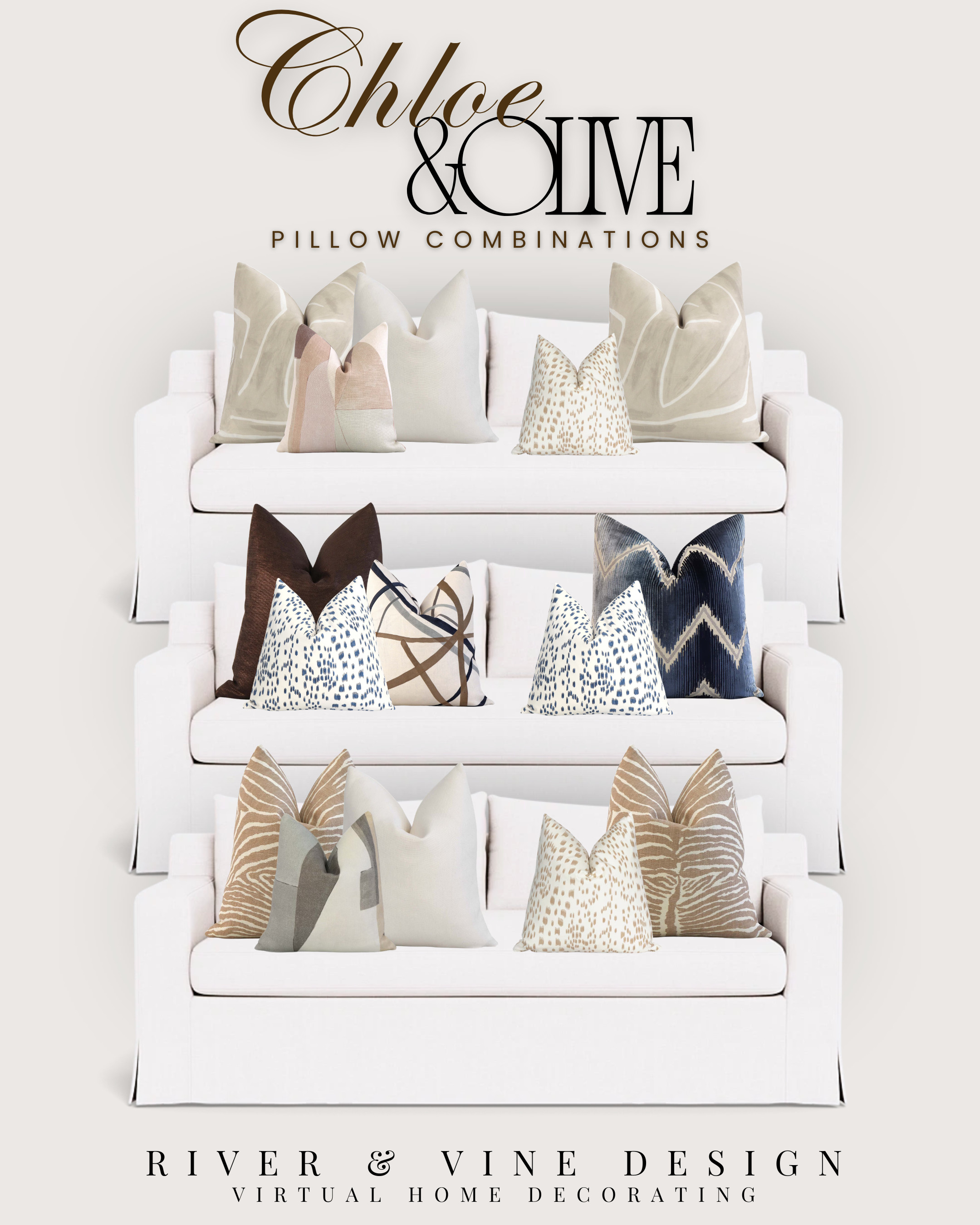 If your sofa looks expensive… but still feels off, this is why.

It’s the pillow combination.

The difference between “nice” and designed always comes down to contrast, scale, and just enough pattern to create tension. Too safe = flat. Too busy = chaotic. This is that balance.

These combinations do the work for you.

All pillows are from Chloe & Olive, featuring Kelly Wearstler fabric—and yes, it shows. 

 #LTKHome