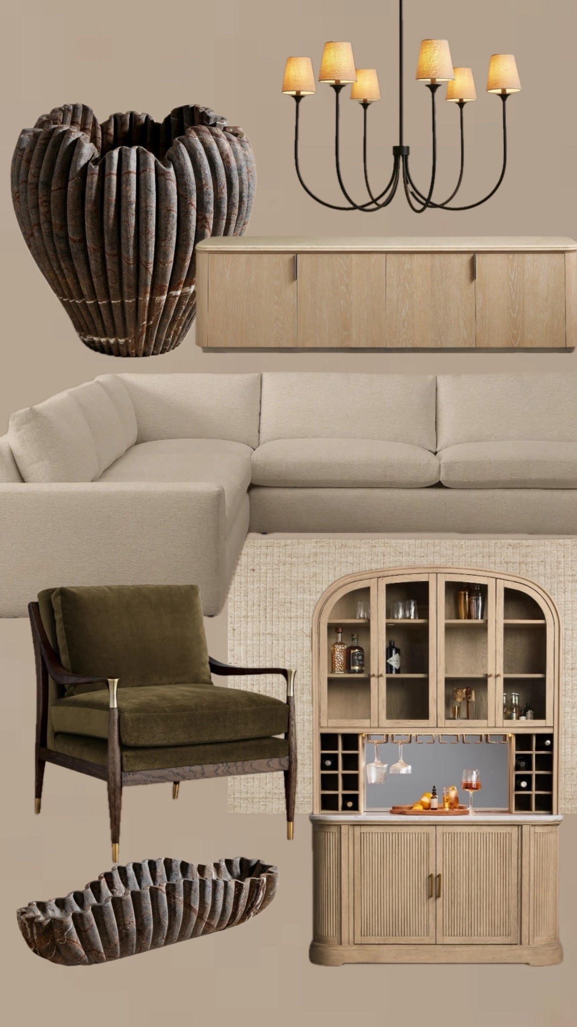 NEW ARHAUS 
Love the new marble color options for the fluted vase and bowl collection! So many gorgeous pieces in the new spring collection I’ve linked a few of my favorites!