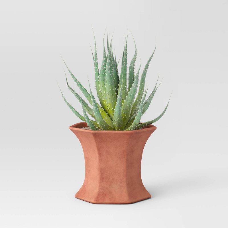 12" Wide Ceramic Outdoor Planter Terracotta - Opalhouse™ designed with Jungalow™ | Target
