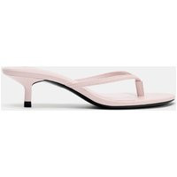 Zara - Kitten Heel Sandals - Pink - 6½ - Woman | Zara US