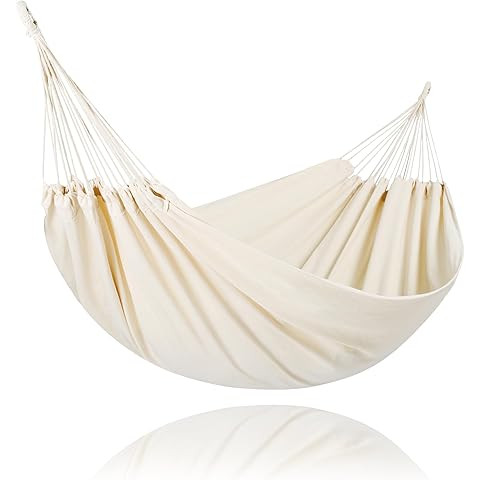 Chihee Cotton Hammock Large Soft Breathable Camping Hammock Holds Up to 660lbs Portable Tree Hamm... | Amazon (US)