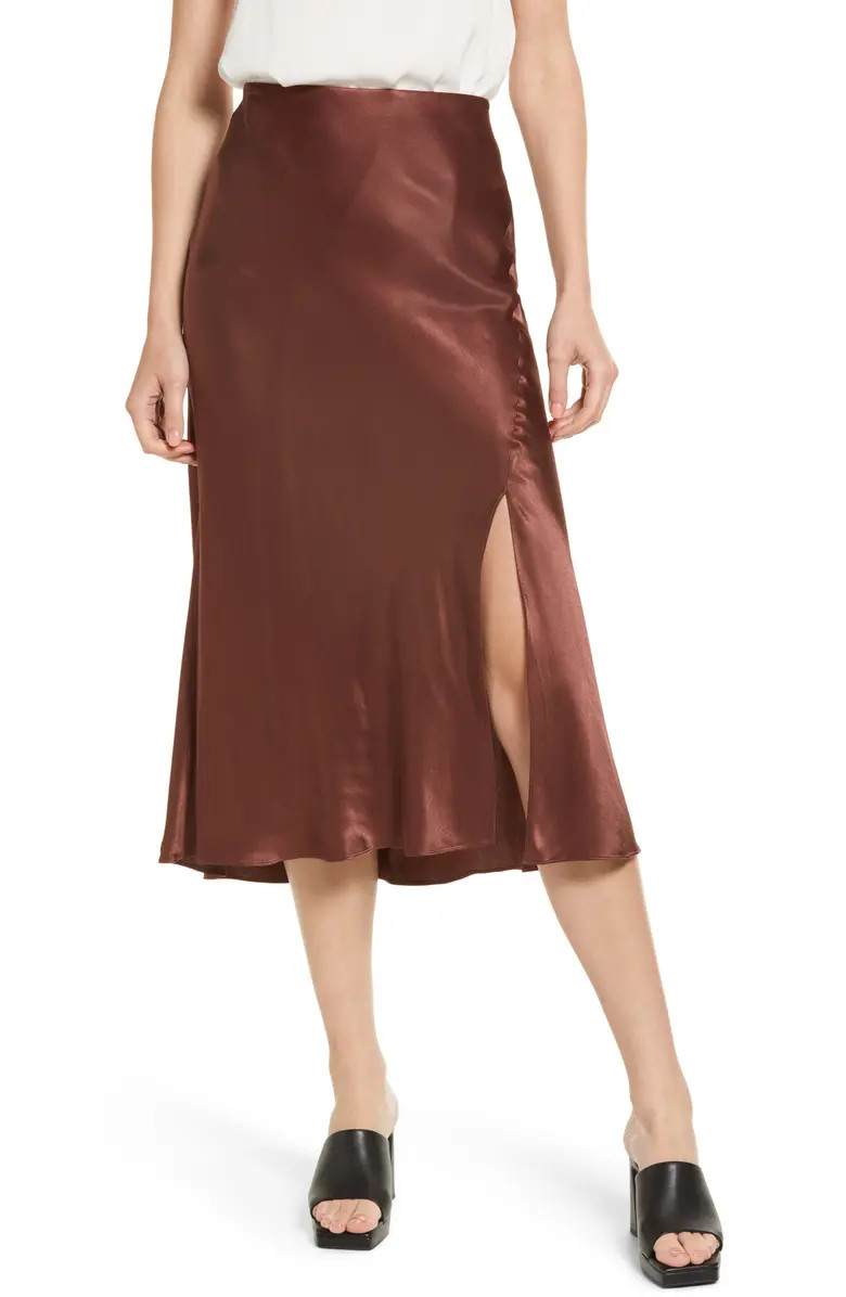 Maya Satin Midi SkirtRAILS | Nordstrom