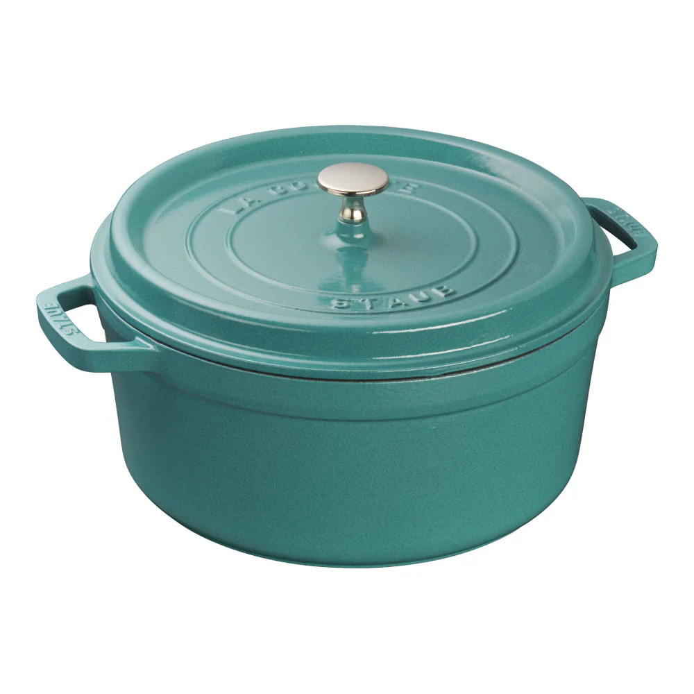 Staub Cast Iron 4-qt Dutch Oven - Turquoise | Sabavi Home