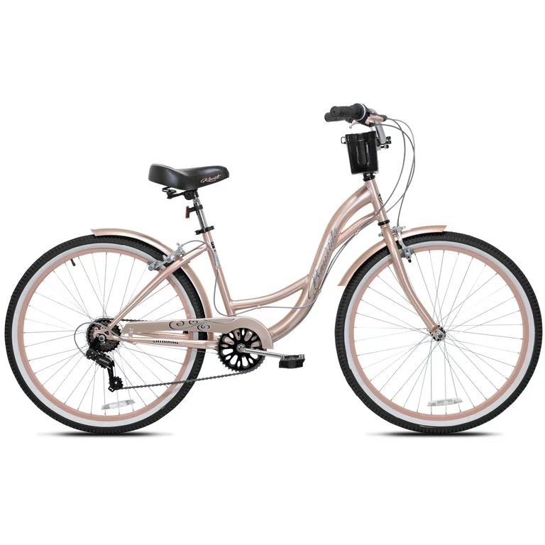 Kent 26 in. Bayside Women's Cruiser Bike, Rose Gold | Walmart (US)