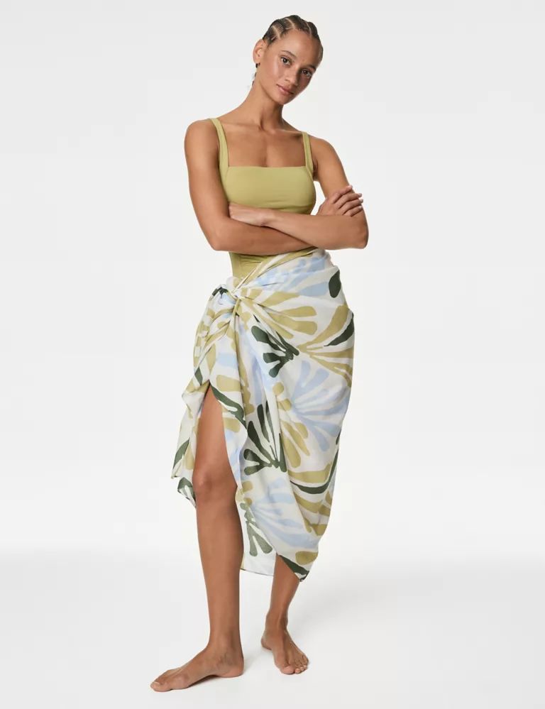 Pure Cotton Printed Sarong | Marks & Spencer (UK)