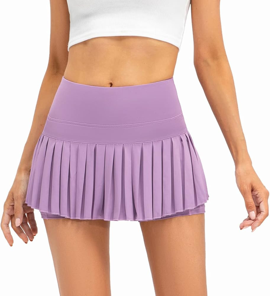 Raroauf Women Tennis Skirt Pleated Golf Skirts with Pockets Workout Sports Running Athletic Skort... | Amazon (US)