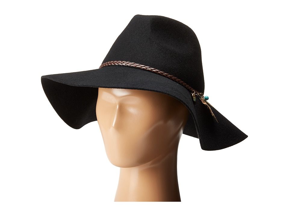 Seafolly - Wayfarer Floppy Hat (Black) Traditional Hats | Zappos