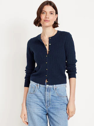 SoSoft Cropped Cardigan Sweater | Old Navy (CA)