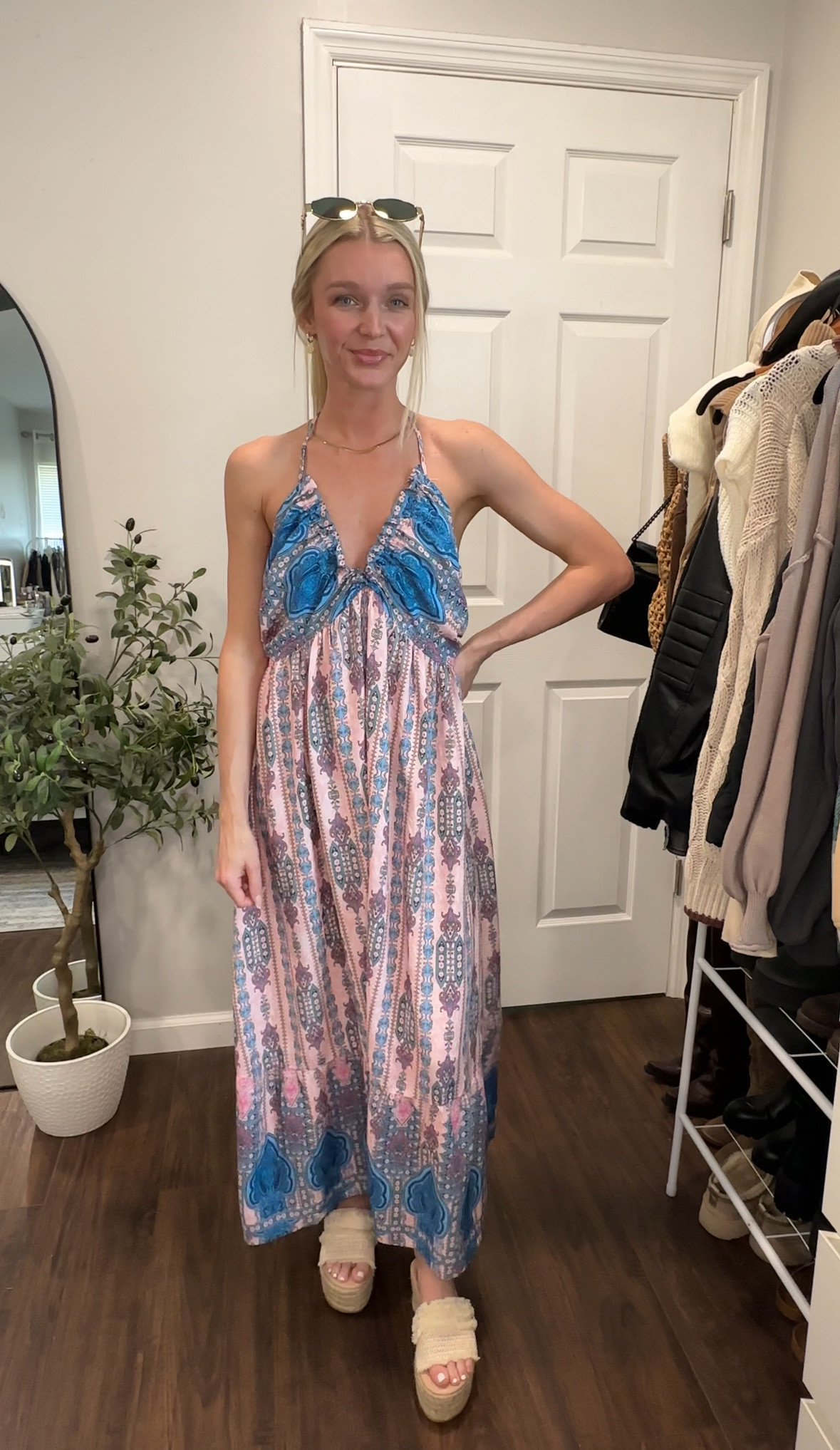How gorgeous is the print on this dress?!! So light weight and easy to throw on after a long day of tanning 👙wearing a small!

#LTKFindsUnder50 #LTKTravel #LTKSaleAlert