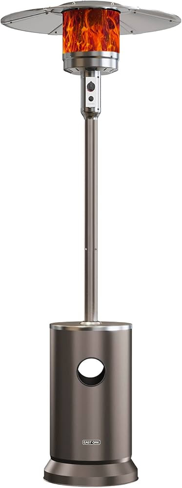 Patio Heater, EAST OAK 50,000 BTU Outdoor Patio Heater with Table Design, Stainless Steel Burner,... | Amazon (US)