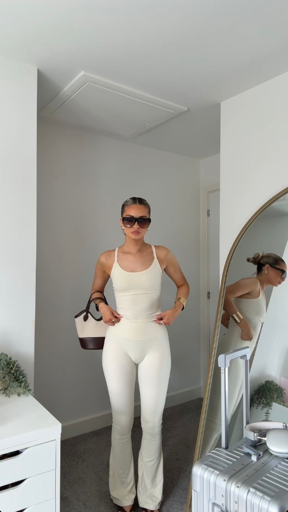 Gym set - airport outfit - chic - spring outfit - summer set 

#LTKsummer #LTKspring #LTKuk