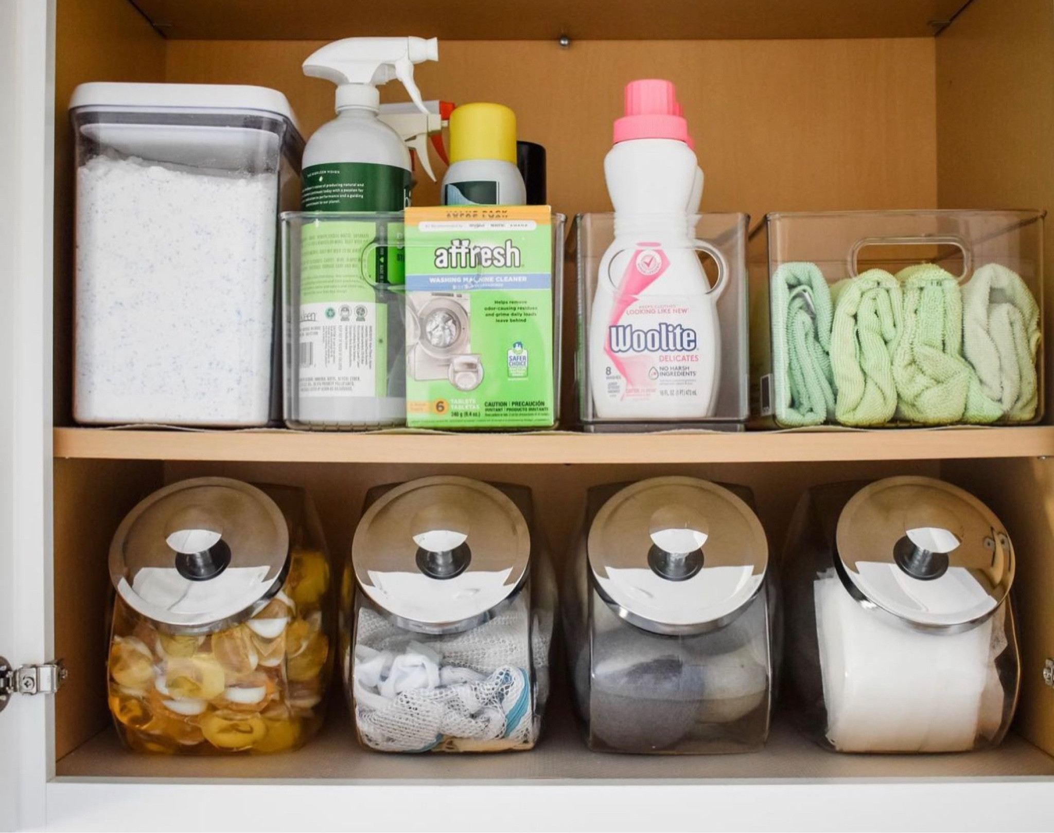 Laundry Room Organization

#momease #thecontainerstore #detergent #laundry #laundryroom #homeorganization #canister #organizer #cleaning #supplies #pods

#LTKunder50 #LTKhome #LTKunder100