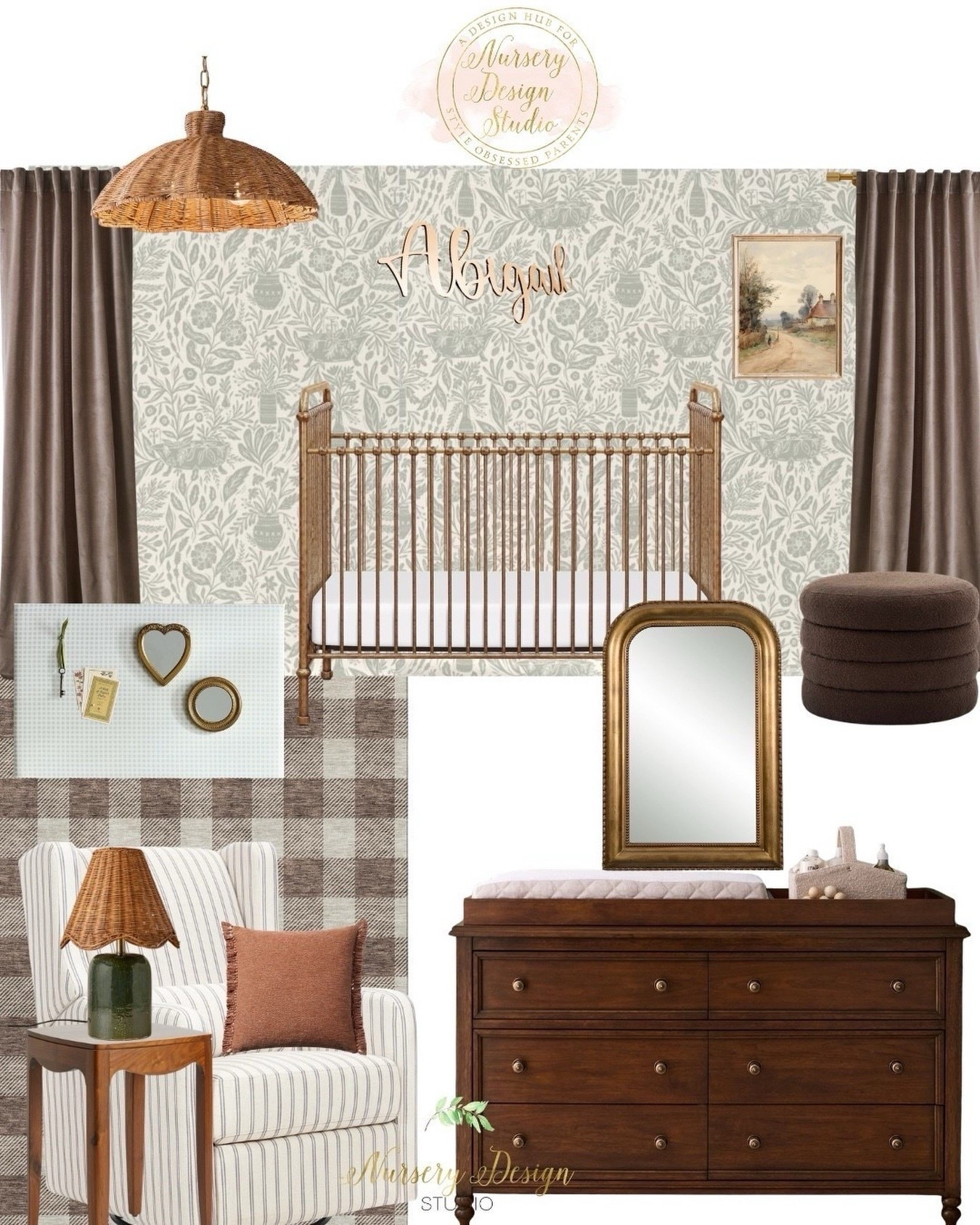 Soft sage, warm woods, and timeless details—this nursery proves neutral can still feel incredibly rich and layered.

#LTKBaby #LTKBump #LTKHome