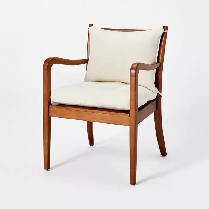 Riverview Wood Frame Spindle Back Chair with Cushions - Threshold™ designed with Studio McG... | Target