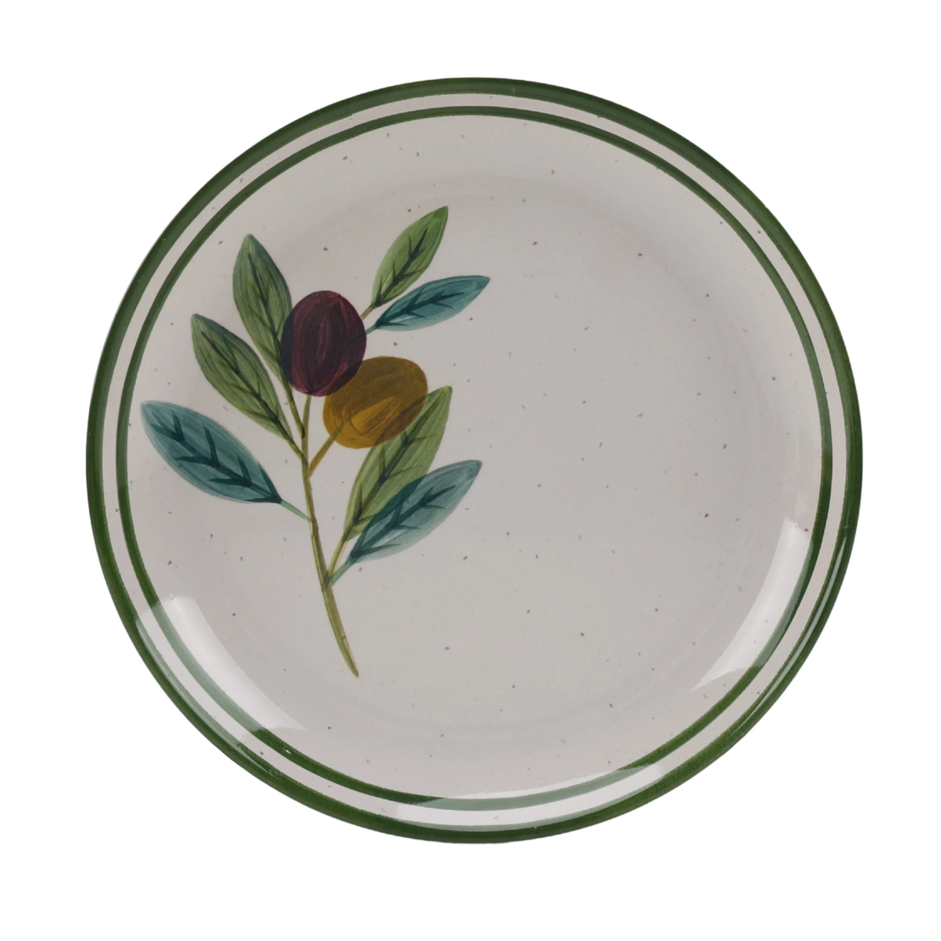 Better Homes and Gardens Bamboo Melamine Olive Salad Plate | Walmart (US)