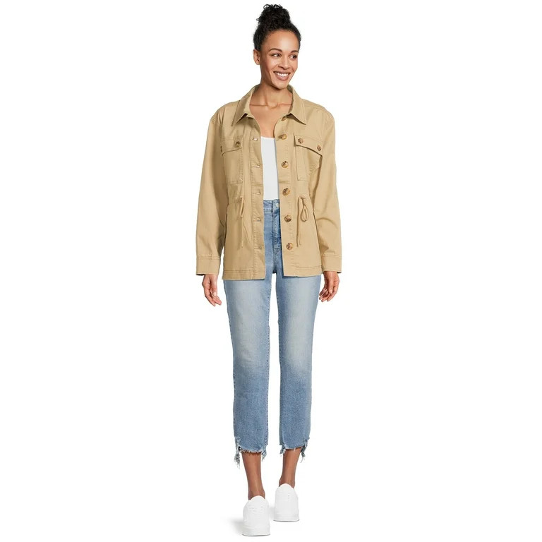 Time and Tru Women's Field Jacket, Sizes XS-XXXL | Walmart (US)