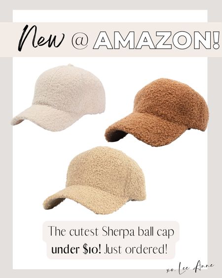 The cutest Sherpa ball cap!

#LTKstyletip #LTKunder50 #LTKHoliday