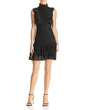 Aqua Tiered Ruffled Lace Dress - 100% Exclusive | Bloomingdale's (US)