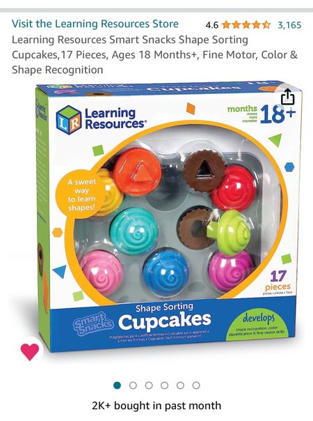 Learning resources cupcake color and shape sorting 

#LTKCyberWeek #LTKfindsunder50 #LTKkids