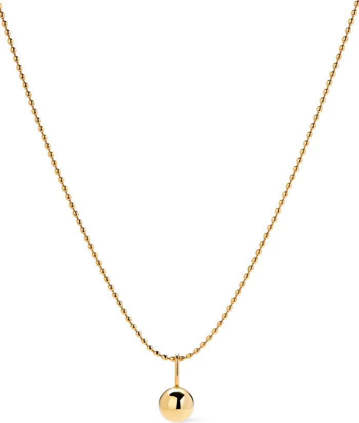 Ana Luisa Gold Pendant Necklace - Sphere Charm Necklace | Nordstrom | Nordstrom