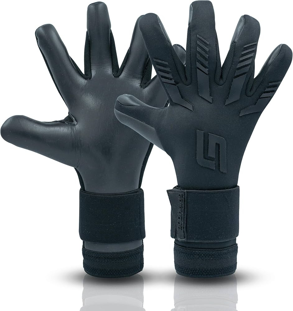 GRIPMODE Blackout Hybrid Goalkeeper Gloves Adult and Child with Griptec® Latex Lining I Suitable... | Amazon (US)