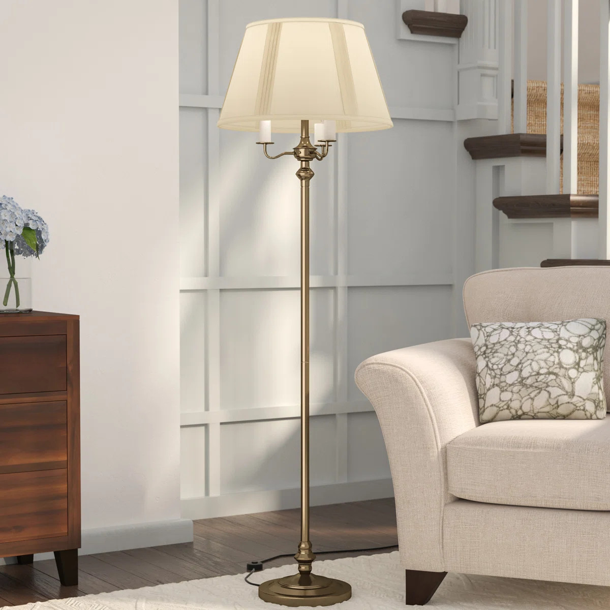 Cloughmills 59'' Traditional Floor Lamp | Wayfair North America