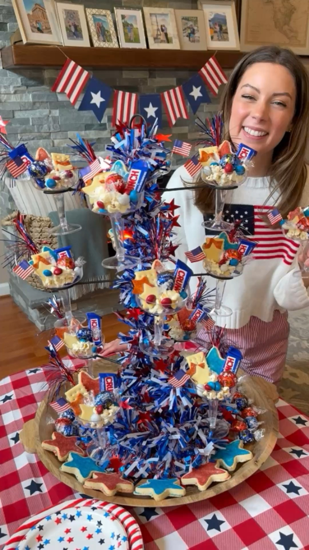 Patriotic serving tower 💙🤍❤️ Memorial Day, Fourth of July, summer parties and entertaining

#LTKfoodie #LTKSeasonal