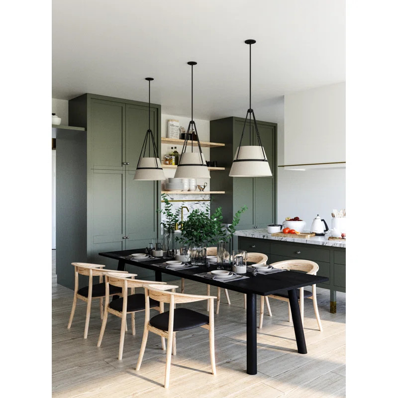 Alora Lighting Oliver 1 - Light Single Geometric Pendant & Reviews | Wayfair | Wayfair North America
