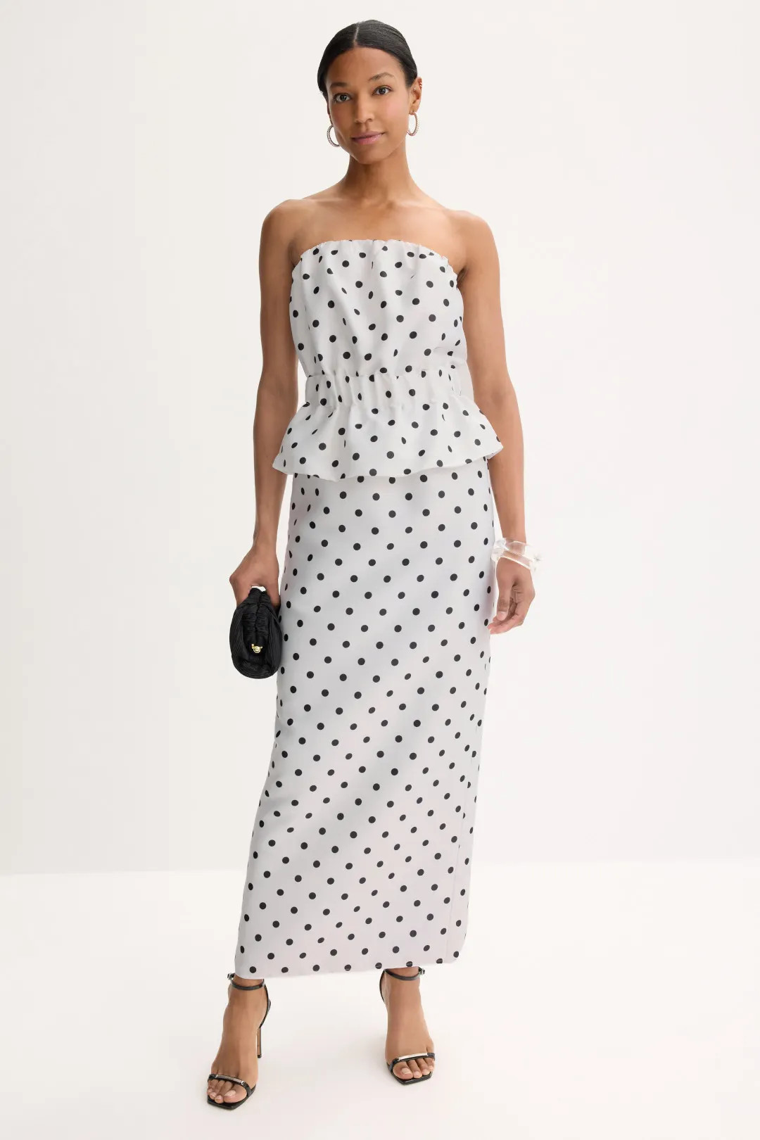 Polka Dot Midi Skirt | Rent the Runway